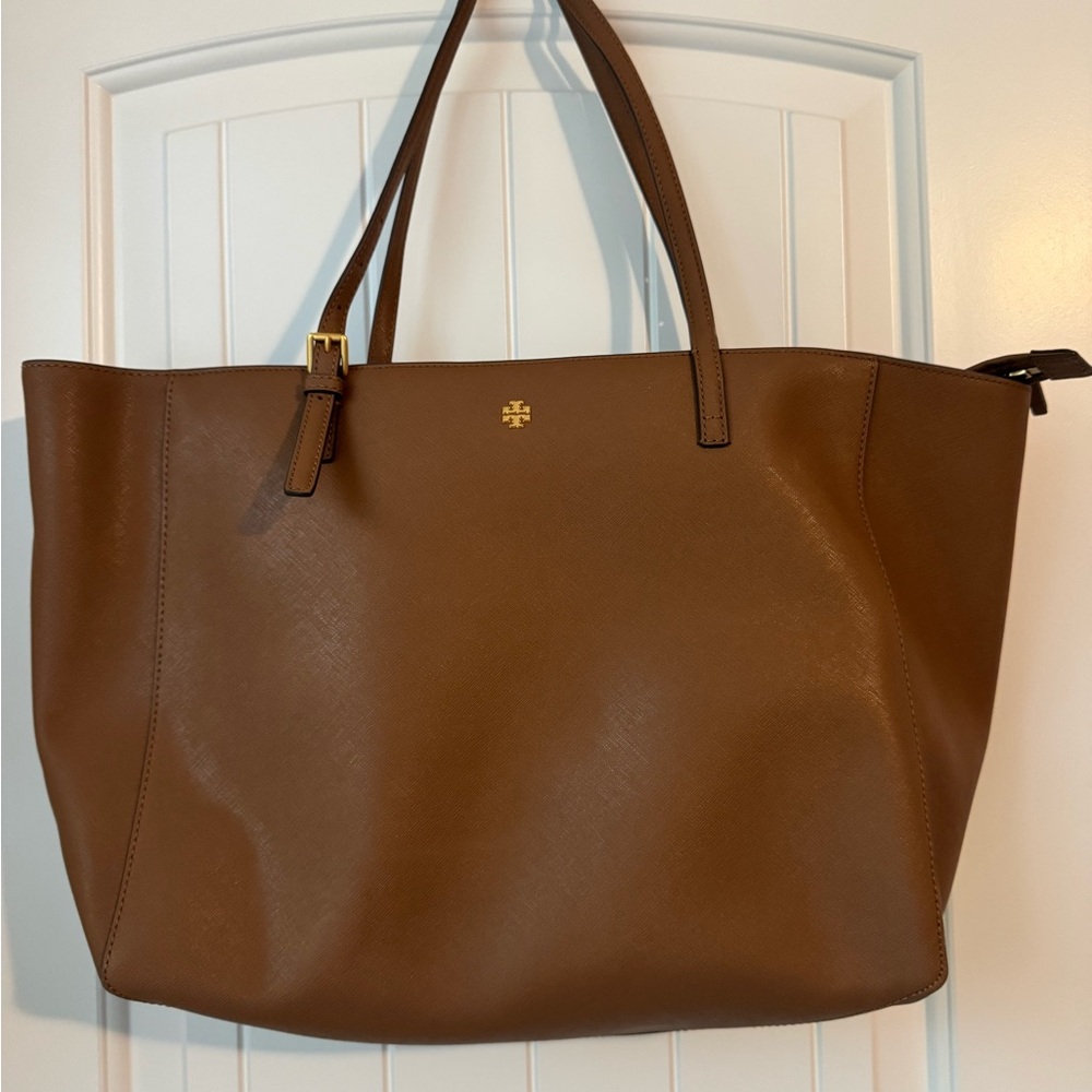 Tory Burch Brown Leather Tote - Classic!